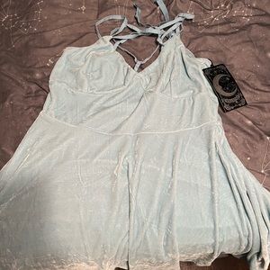 KILLSTAR MAGICA SKATER DRESS [PASTEL BLUE] [PLUS]